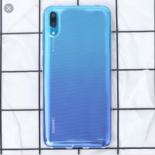 Ốp lưng Huawei Y7 Pro 2019 silicon trong suốt ( Loại tốt )