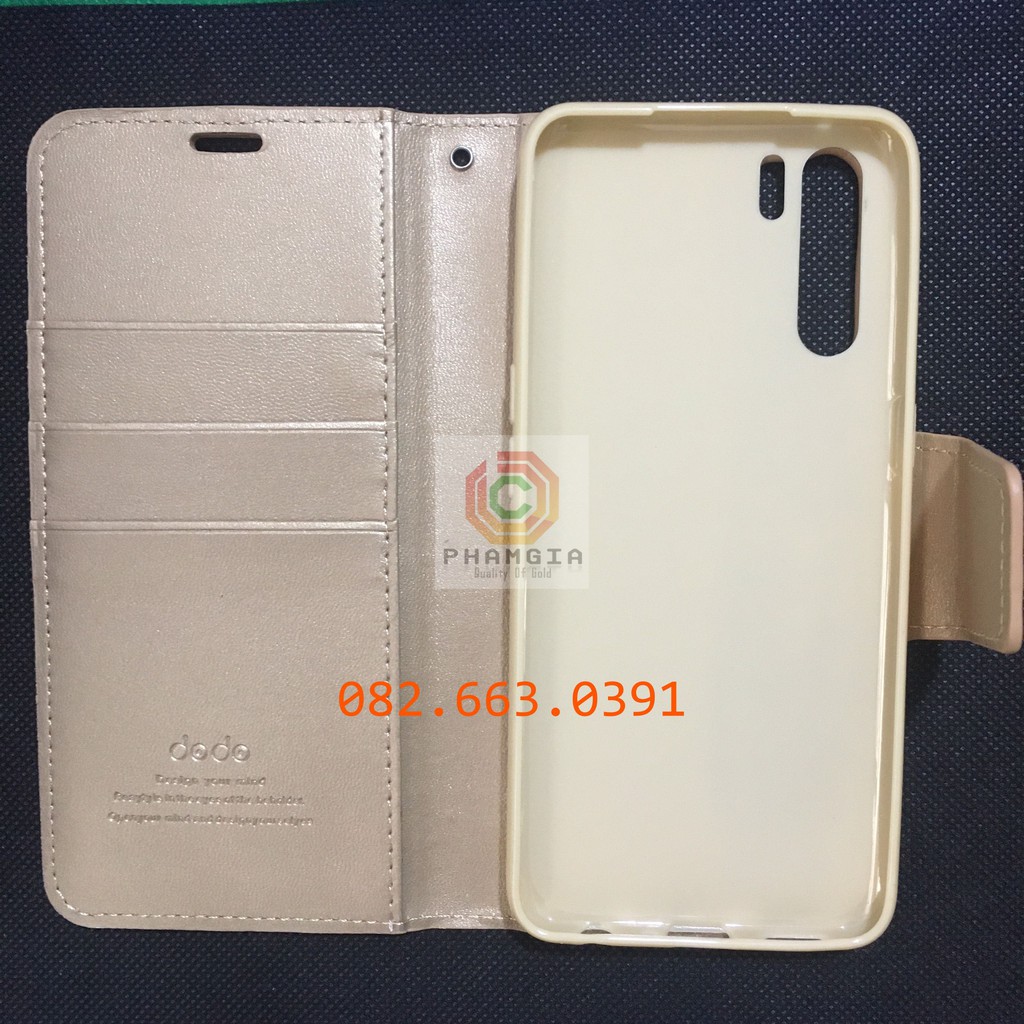 Bao da OPPO A91 2020 da đẹp, có ngăn ví, chống xem phim