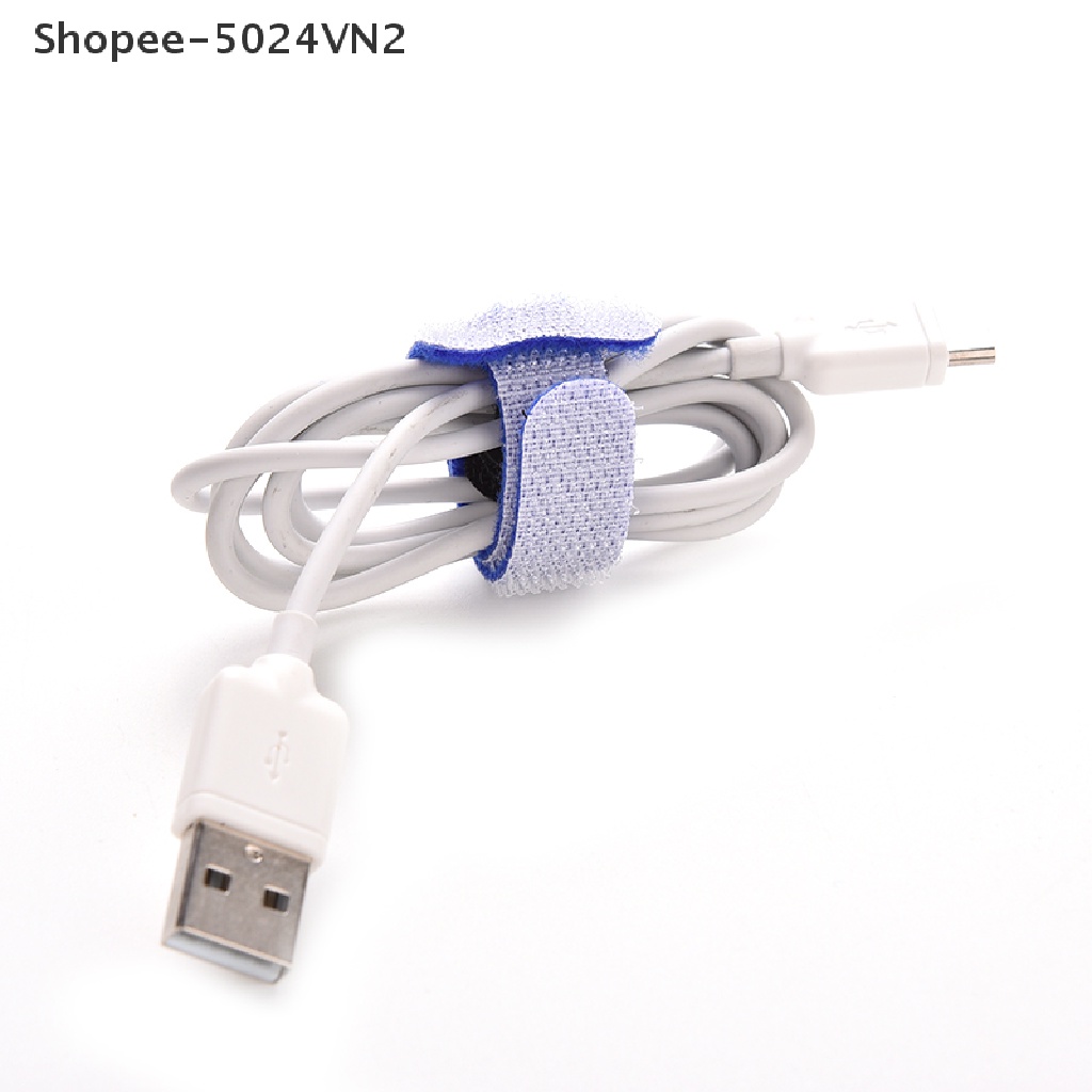 10 Dây buộc cáp khóa dán cố định tiện lợi nhiều màu sắc