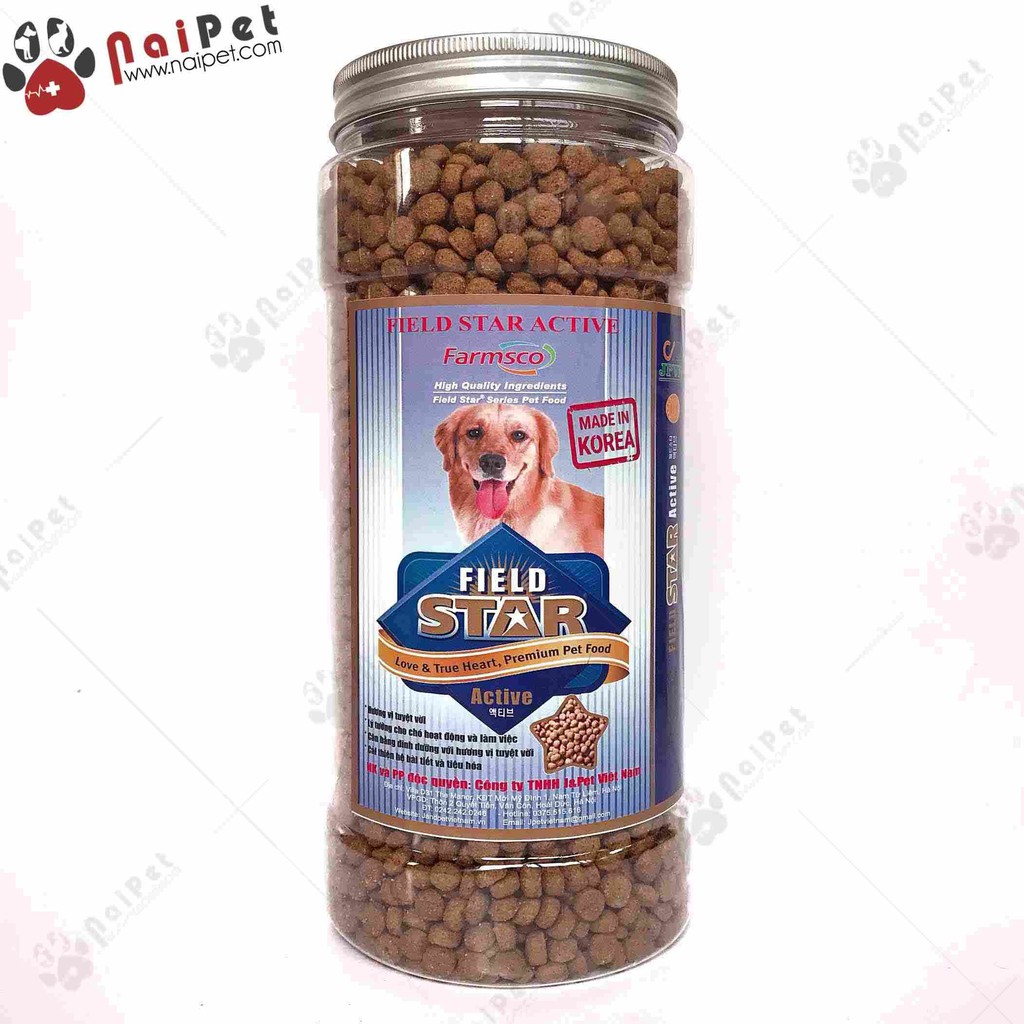 Thức Ăn Hỗn Hợp Dành Cho Chó Field Star Active Hộp 700g