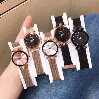Đồng hồ nữ dây mành khoá nam châm