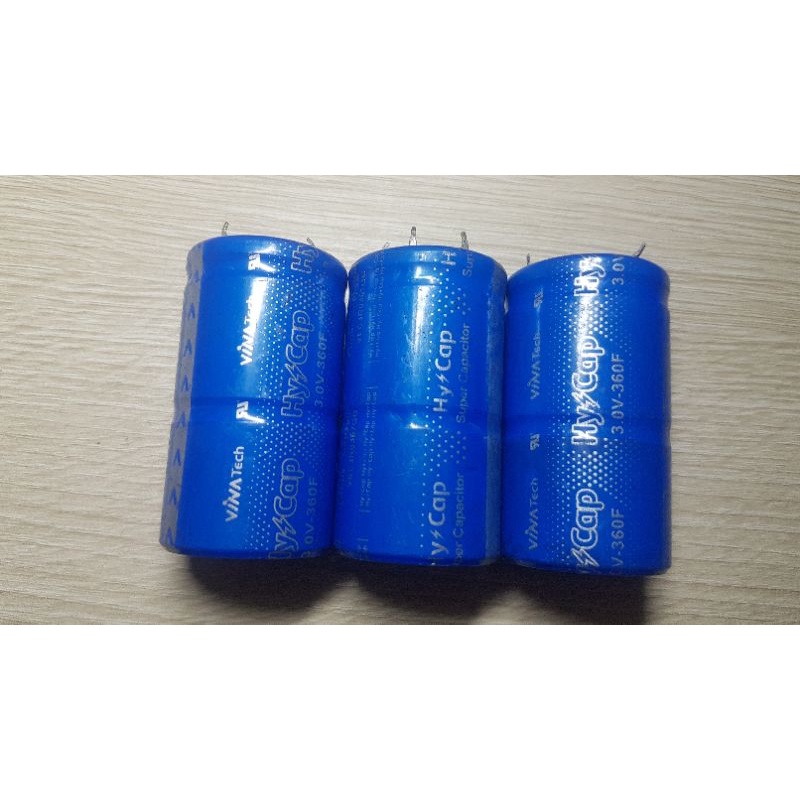 Siêu tụ điện 360f 3v xả max 200A