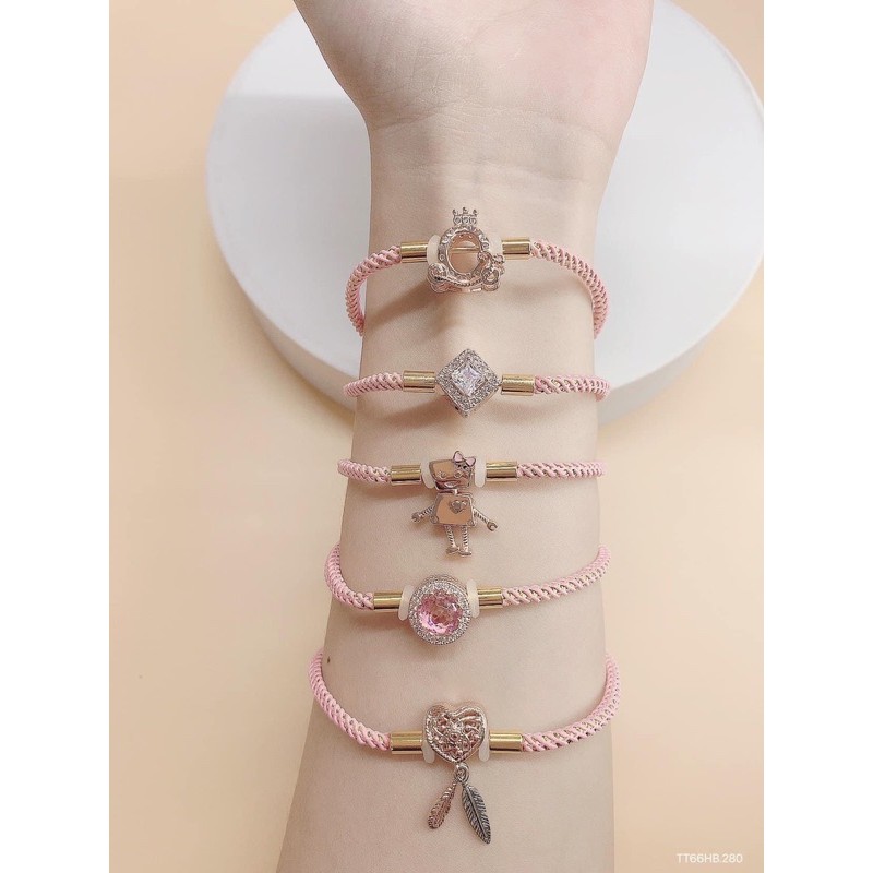 vòng tay charm bạc siêu đẹp