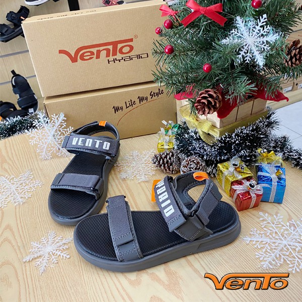 [Mã BMLTA50 giảm 50K đơn 150K] Sandal Vento Nam Nữ SD-NB37 Tro Cam