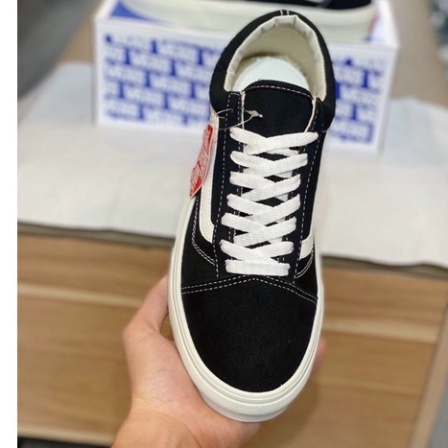 Giày Vans Đen trắng , Giày Vans Vault Da lộn Hàng chuẩn 1:1 dễ phối đồ