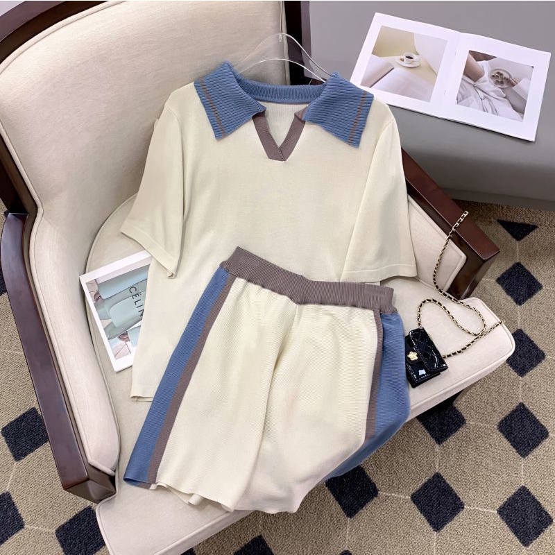 Bộ Quần Áo Ngắn Tay Thời Trang Hè Năng Động Cho Nữ