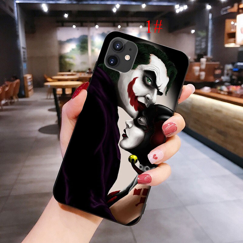 Ốp Lưng Phong Cách Harley Quinn Và Joker Cho Iphone 5 5s 6 6s 7 8 Plus X Se Xr Xs Max