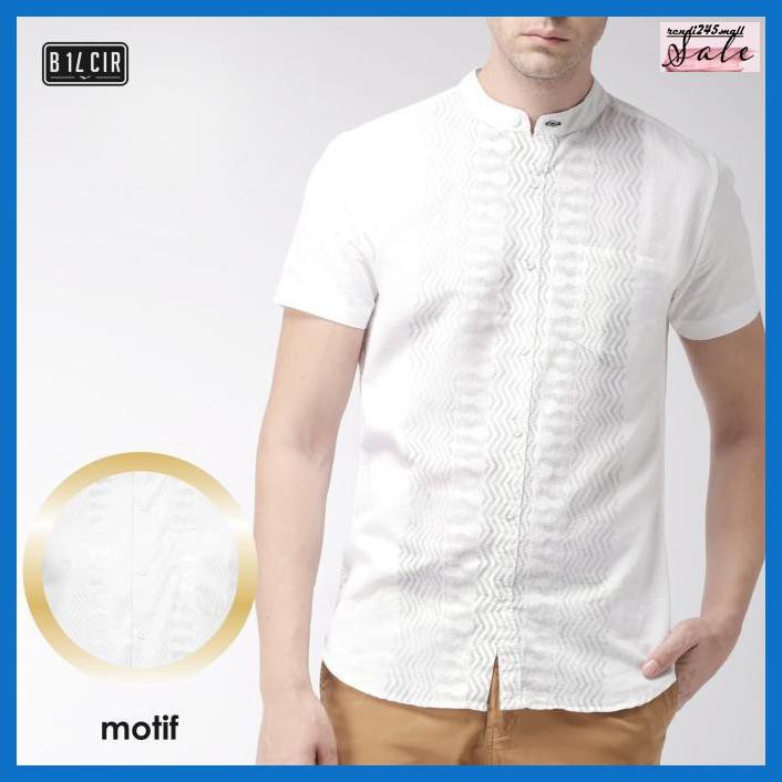 Áo Sơ Mi Trắng Tay Ngắn In Họa Tiết Koko B3c-kk 1602 M