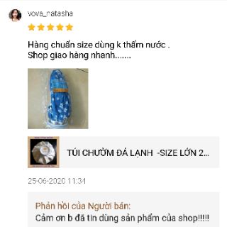 TÚI CHƯỜM ĐÁ LẠNH -SIZE LỚN 22CM