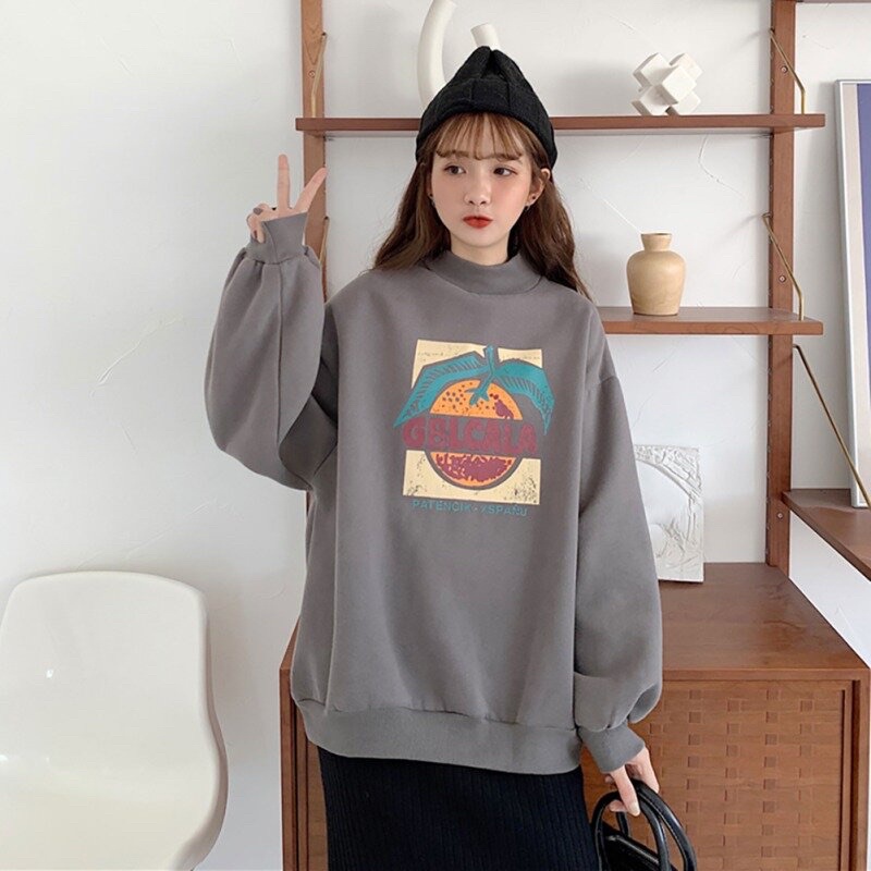 Áo Nỉ Sweater Form Thụng Tay Bồng Cổ Tròn - Áo Nỉ Nam Nữ