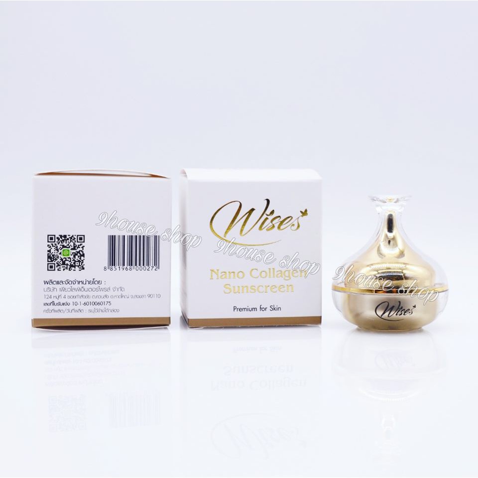 Kem dưỡng chống nắng Wise Nano Collagen Suncreen Thái Lan 12g