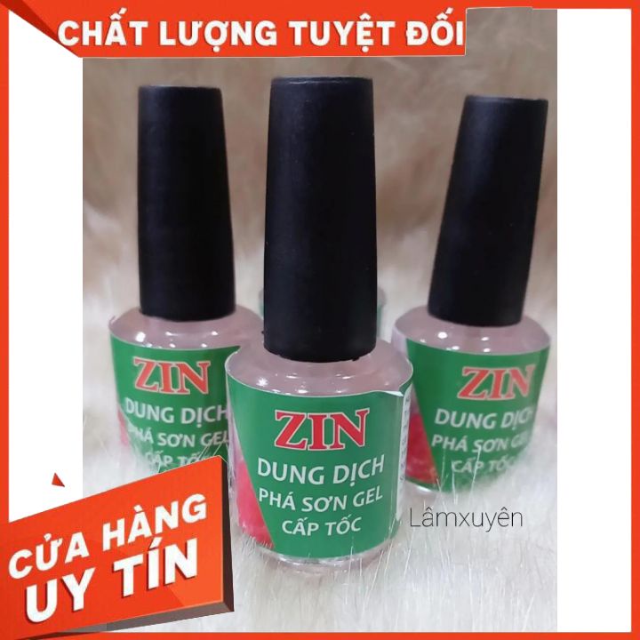 DUNG DỊCH PHÁ SƠN ZIN cấp tốc  Chính Hãng  sử dụng dễ dàng bong tróc tất cả các loại sơn gel nóng _ không bỏng móng