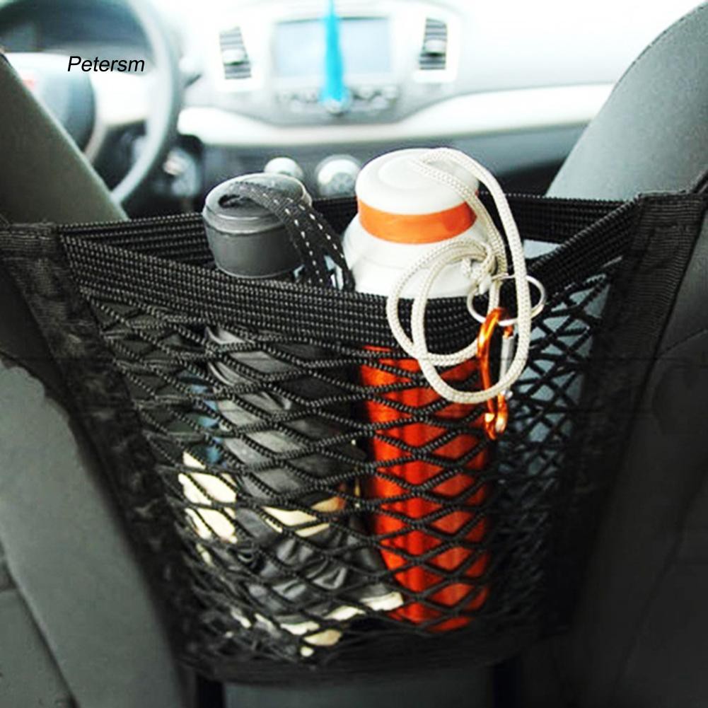 Túi lưới co giãn tốt đựng đồ gắn phía sau ghế ngồi trên xe hơi tiện dụng chất lượng cao