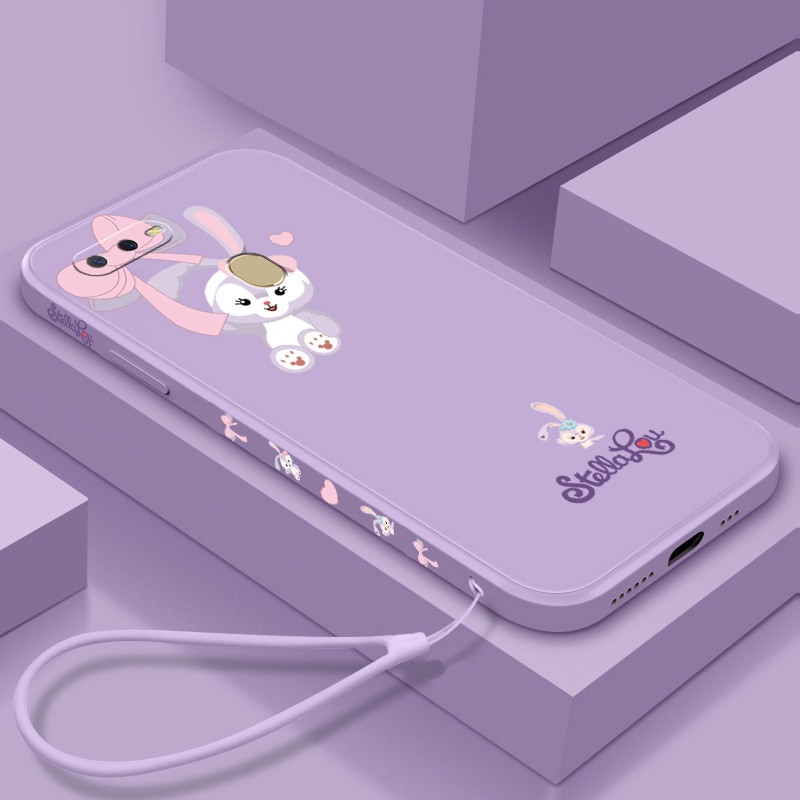 Ốp Điện Thoại TPU Mềm Họa Tiết Hoạt Hình Có Dây Đeo Cho oppo a5s a3s a12 a7 a12e a31 f9