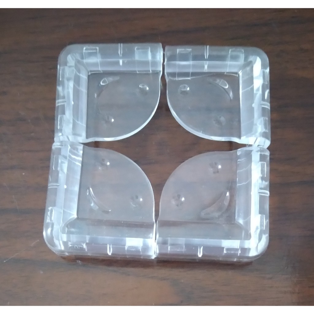 Miếng Bọc Góc Bàn, Góc Kính Silicon Kiểu Vuông Hình Mặt Cười Dày Dặn - Miếng Bọc Bảo Vệ Tránh Va Đập An Toàn Cho Bé
