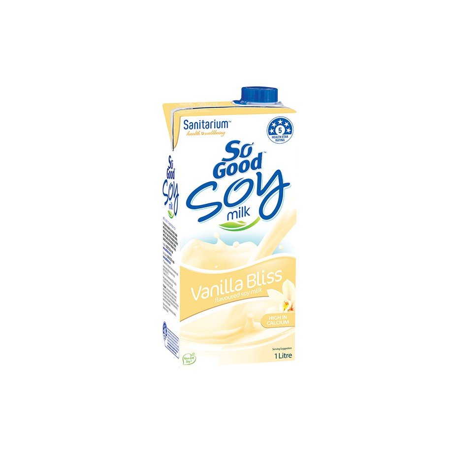 (HỘP) Sữa Đậu nành So Good 1L của Úc - Hương Vanilla ( Ít đường)