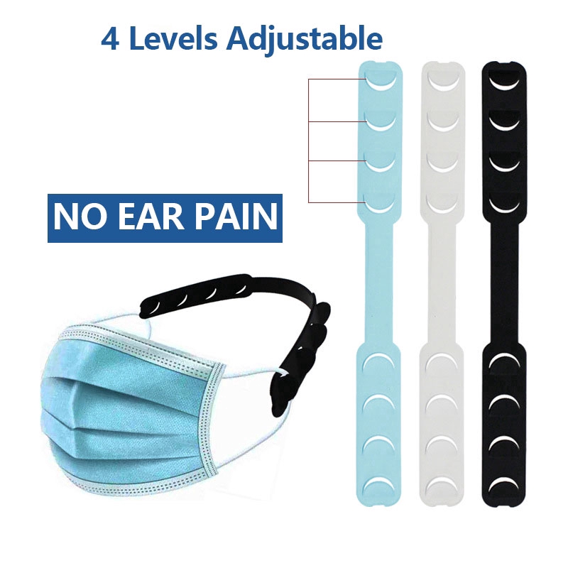 (Hàng Mới Về) Dây Đeo Khẩu Trang 4 Mức Điều Chỉnh Được Tiện Dụng