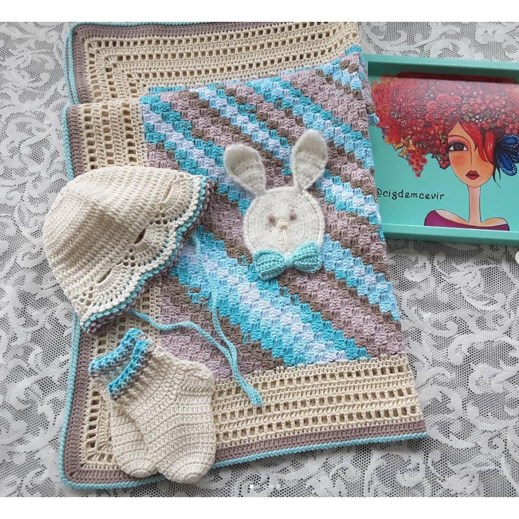 Cuộn sợi cotton hè loang Bella Batik 100 hãng Alize Yarns đan móc áo, váy, khăn hè siêu mát