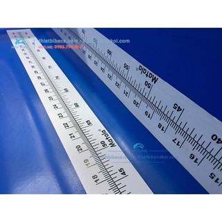Thước decan dán tank đo cá, Thước đo cá dài 100CM