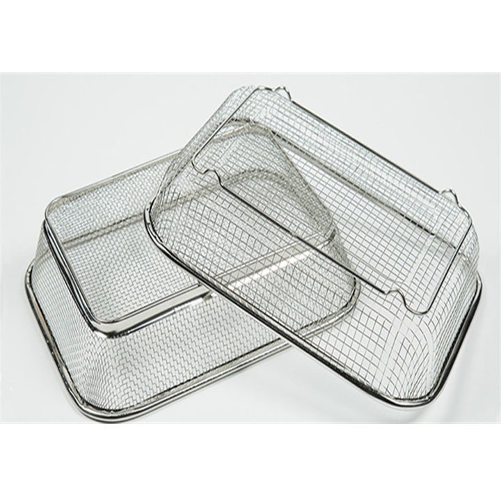 COMBO 2 rổ inox 29x21cm bền đẹp không gỉ