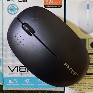 Chuột không dây Forter V181 màu đen sang trọng kiểu dáng thanh lịch, nhỏ gọn - tặng kèm pin sieuthipkgiare.