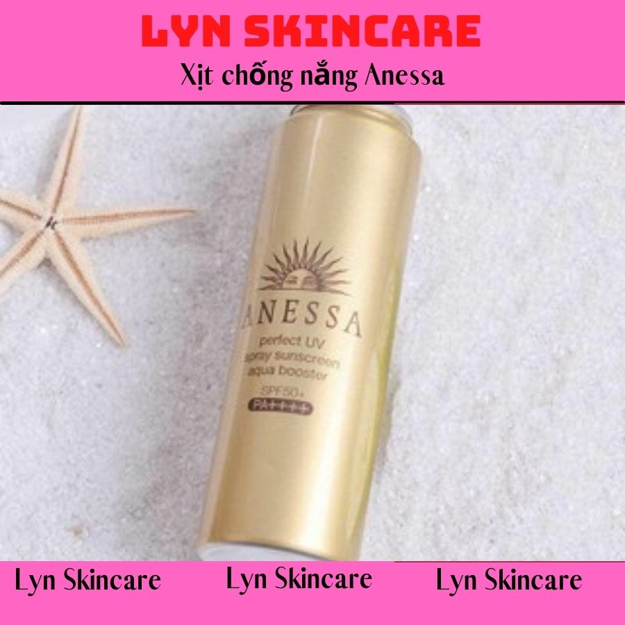 ( New !!! ) Xịt Chống Nắng Bảo Vệ Da Hoàn Hảo Anessa Perfect UV Sunscreen Skincare Spray A SPF50+/PA++++ 60g
