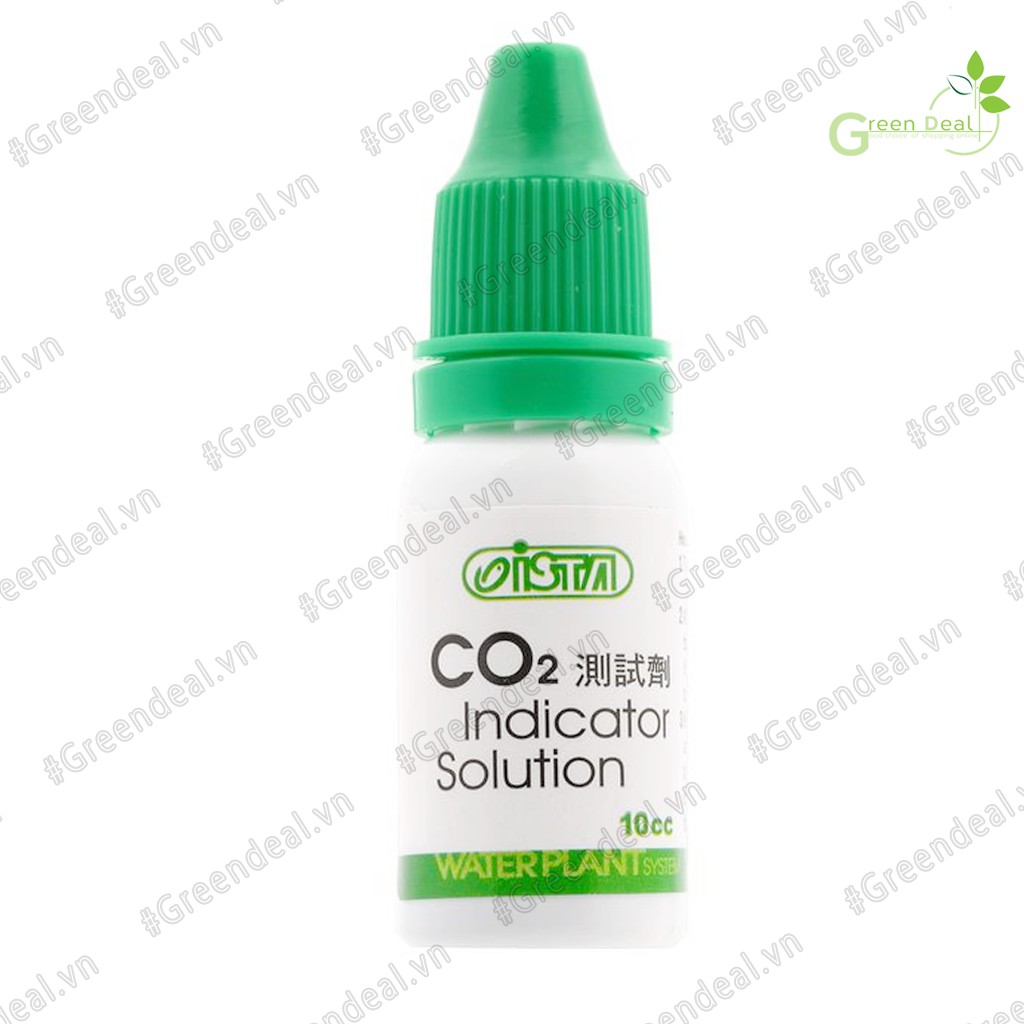 ISTA - CO2 Indicator Solution (Chai 10ml) | Dung dịch đo nồng độ CO2 cho hồ cá thủy sinh