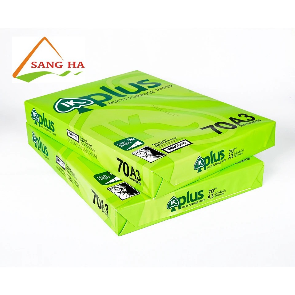 Giấy in IK Plus A3 - ĐL 70 đủ 500 tờ