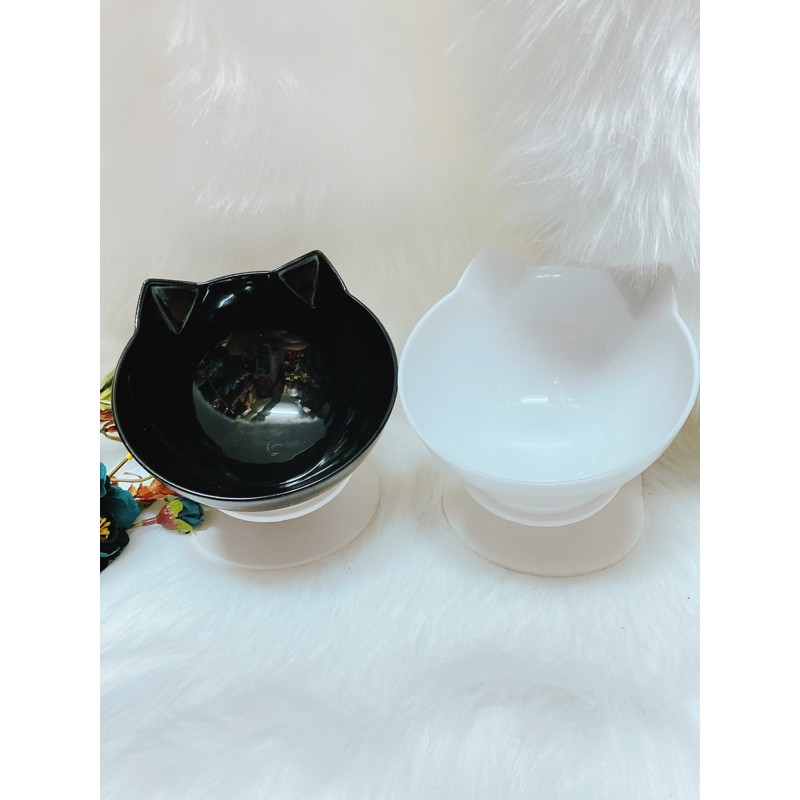 BÁT / CHÉN ĂN ĐƠN HÌNH CHỮ U, CHỐNG GÙ LƯNG CHO CHÓ MÈO