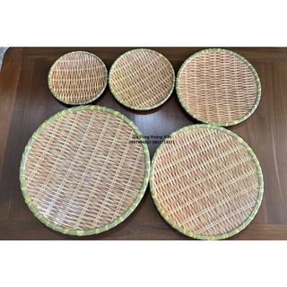 COMBO 10 DĨA NHỰA GIẢ MÂY MẸT TRE