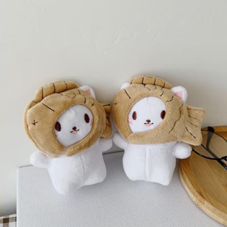 Móc khóa gấu bông treo balo siêu dễ thương