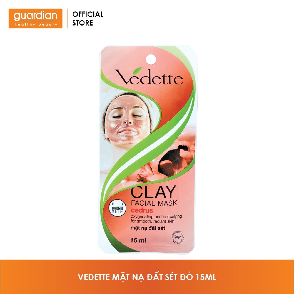 Mặt Nạ Đất Sét Vedette Đỏ Cedrus 15ml x 1