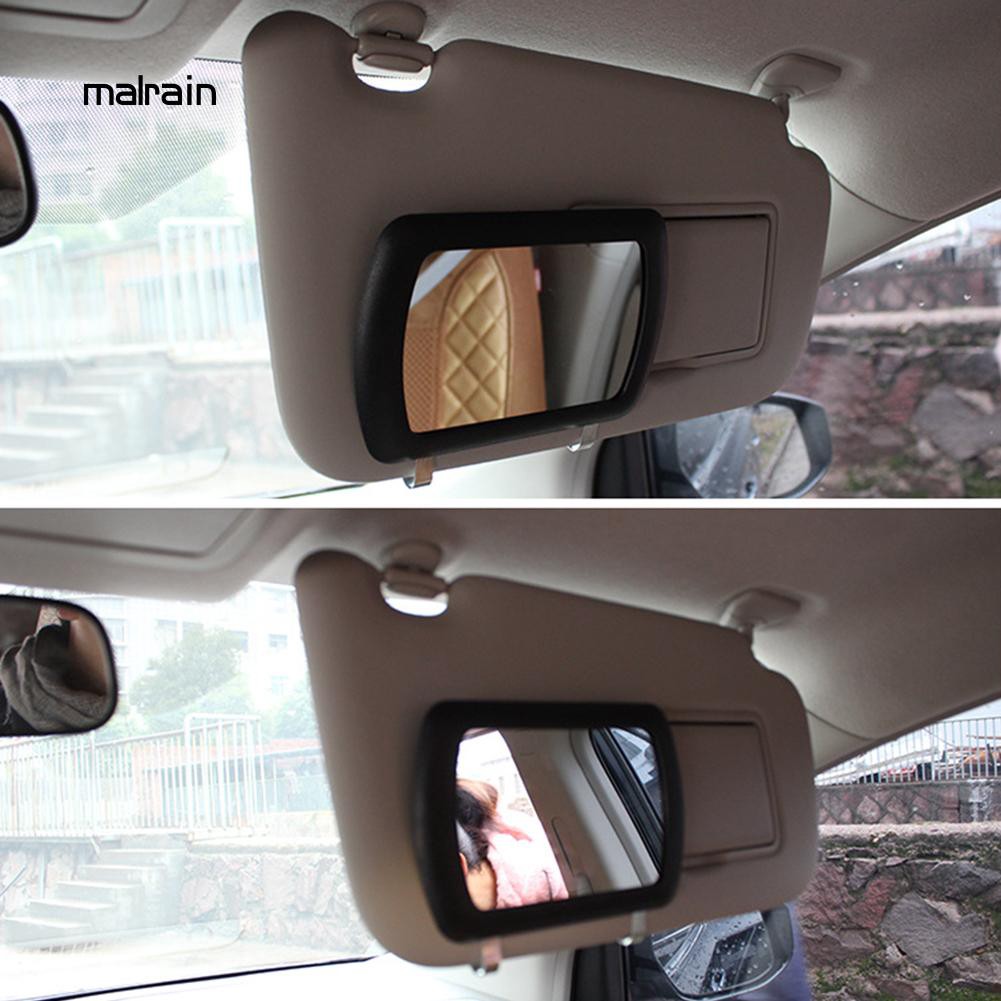 Gương Chiếu Hậu Góc Rộng Phẳng Trang Điểm Nội Thất Xe Hơi