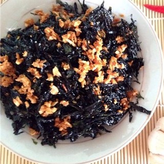 Rong biển cháy tỏi hũ 80g
