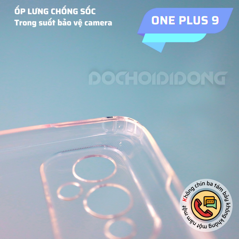 Ốp Lưng Dẻo Trong Suốt Cho ONE PLUS 9 Chống Sốc Bảo Vệ Camera