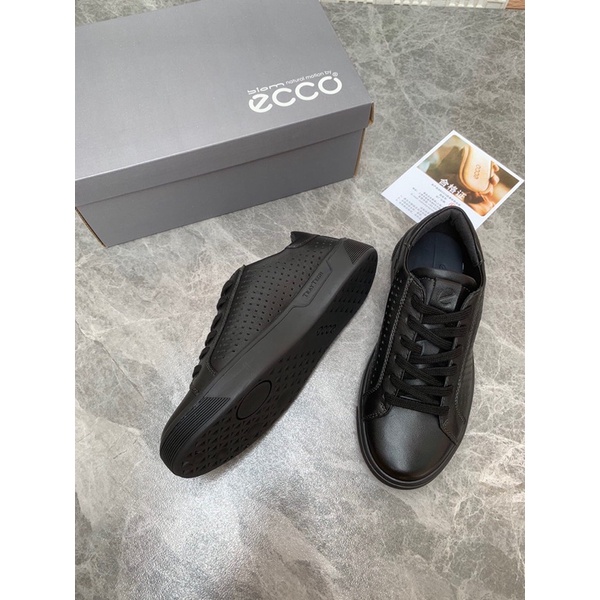 Giày thể thao sneaker mẫu mới 2021 của nữ thương hiệu Ecco da thật cao cấp êm chân và thoáng khí