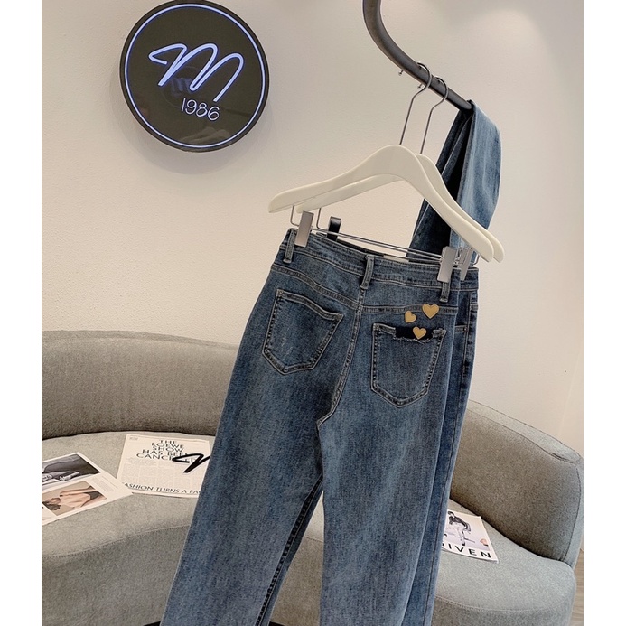 Quần Jeans Suông Tim