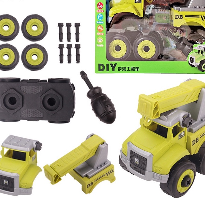Hộp Đồ Chơi Công Trình Xây Dựng Kỹ Sư Tài Ba Kèm Dụng Cụ Tháo Lắp Cho Bé