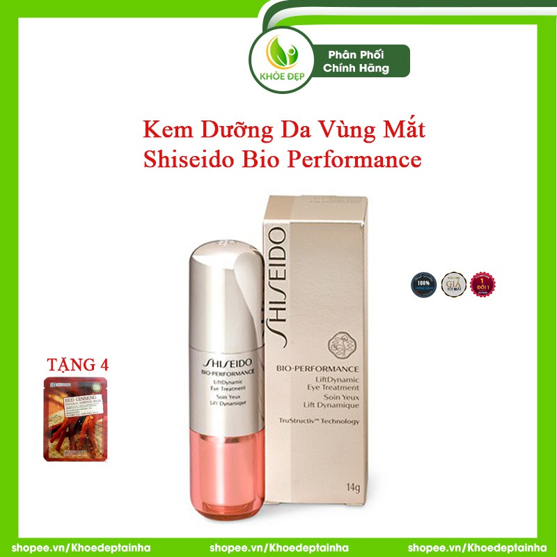 [ CHÍNH HÃNG ] Kem Dưỡng Da Vùng Mắt Shiseido Bio Performance - 15ml