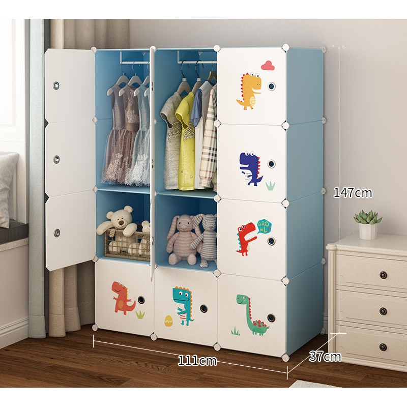 TỦ QUẦN ÁO NHỰA LẮP GHÉP ĐA NĂNG 12 Ô TIỆN LỢI - NHIỀU HÌNH DÁNG MÀU SẮC