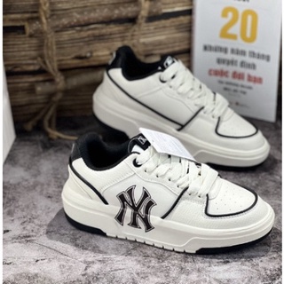 Giày mlb nam nữ, giày mlb chunky liner white black mẫu mới siêu hot hit hàng đẹp full box bill
