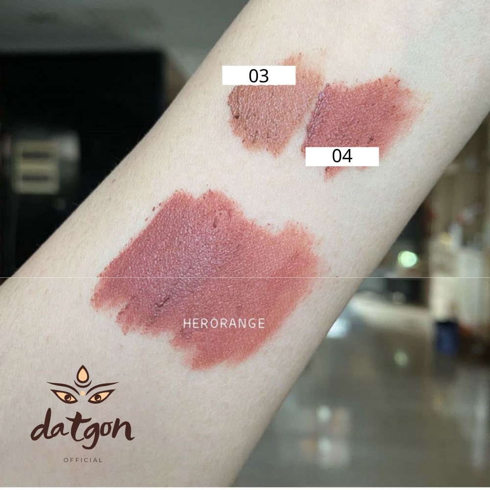 Son kem HERORANGE, son kem lì nội địa velvet mix màu bùn nhung hạt rẻ matte lip glaze cực xinh 2021