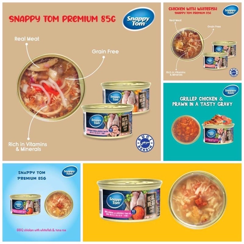 [Mã 155FMCGSALE giảm 7% - tối đa 100K đơn 500K] Pate Snappy Tom 85G