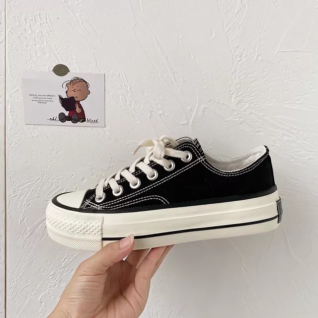 Giày sneaker nữ cv đế 4cm Bụng Bự Store mã HV06 CV | BigBuy360 - bigbuy360.vn