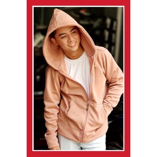 Áo Khoác ♥️FREESHIP♥️ Nỉ Zipper Nam Nữ Màu Hồng Ruốc