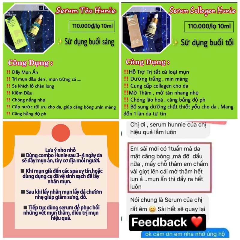 COMBO SERUM HUNIE + SỮA RỬA MẶT JULY 🌸🔥[ CAM KẾT CHÍNH HÃNG ] | BigBuy360 - bigbuy360.vn