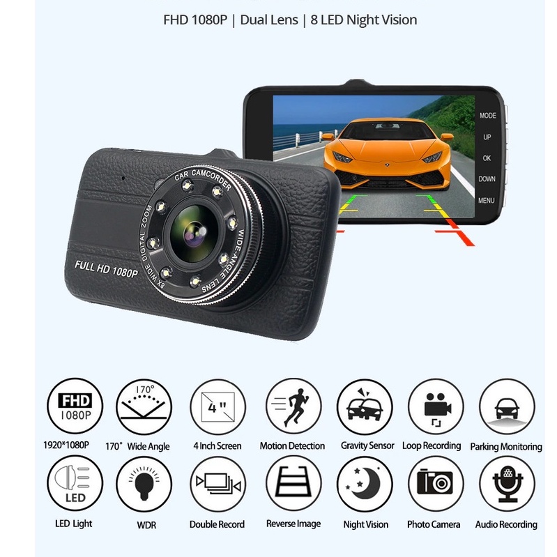 [Mã ICBFRI300 giảm 10% đơn 250K] Camera hành trình ONTEKCO S14 hình ảnh FULL HD 1080P bán sỉ toàn quốc chính hãng