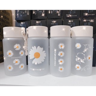 Bình nước nhám mờ hoa cúc cao cấp 🌼🌼🌼