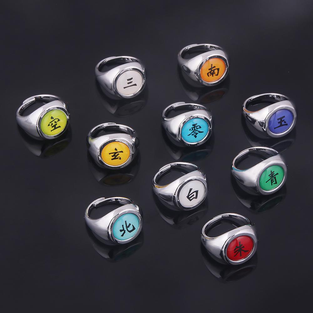 Nhẫn Thời Trang Kiểu Hoạt Hình Nhật Bản Akatsuki Zhu-Rings DIY