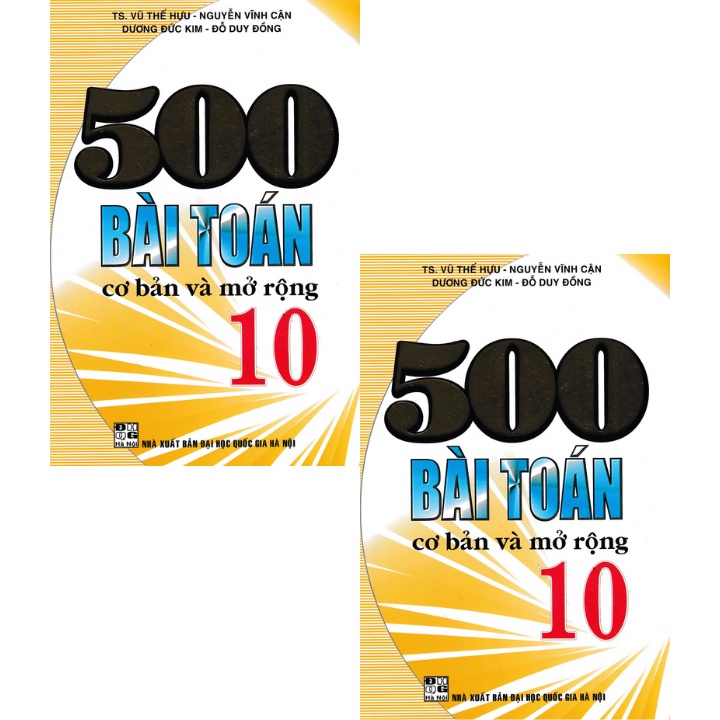 Sách - 500 Bài Toán Cơ Bản Và Mở Rộng 10